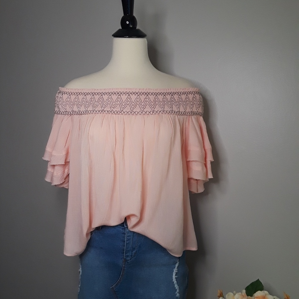 🌟Camille embroidered bohemian top. - Picture 5 of 8